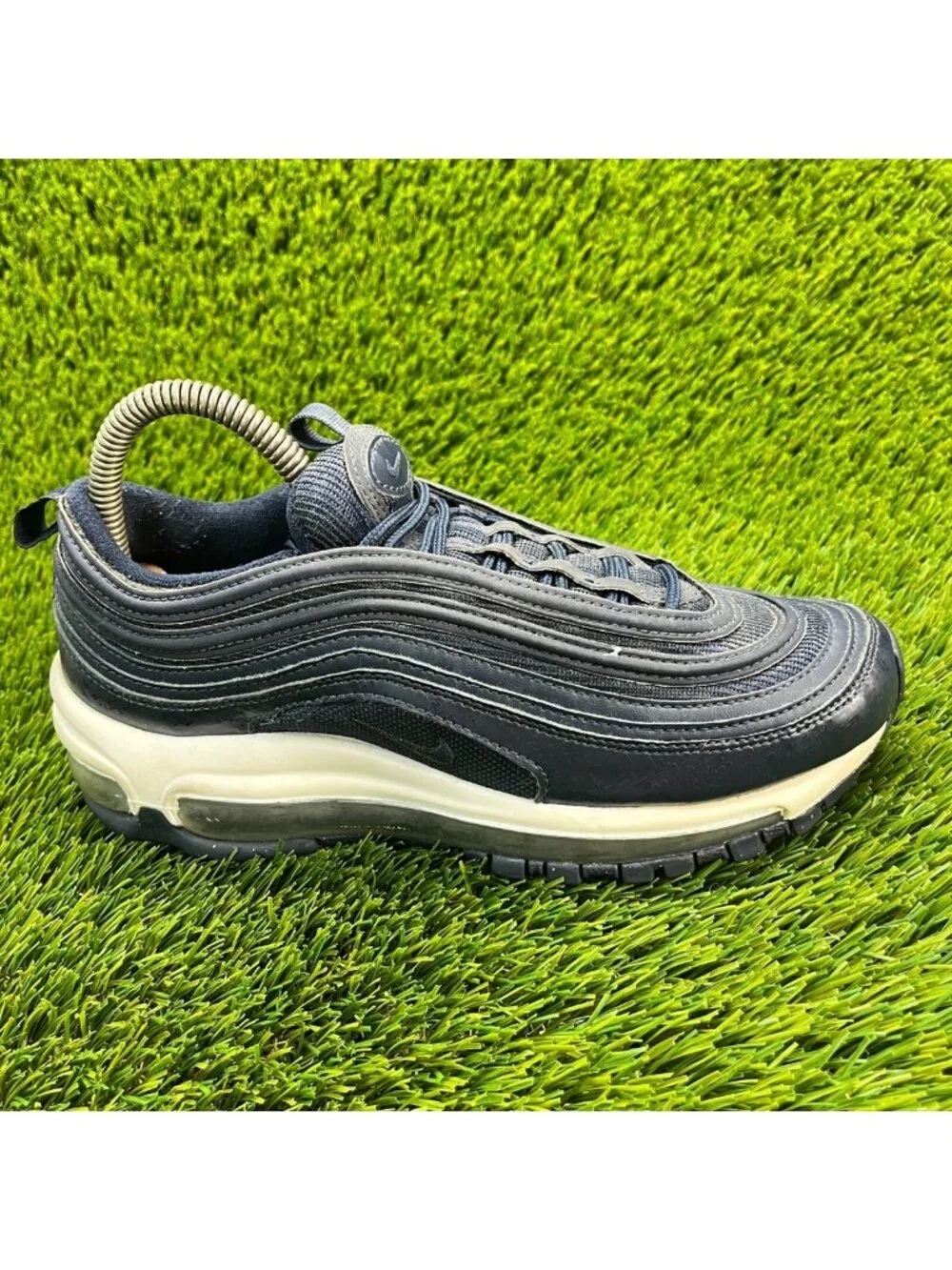 Nike Air Max 97 Obsidian Blue Boys Size 5.5Y‎ Casual Running Shoes Sneakers